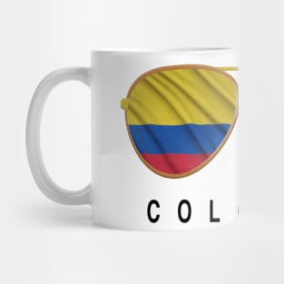 Colombia   sunglasses Mug